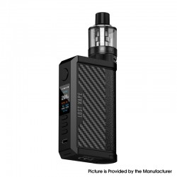 [Ships from Bonded Warehouse] Authentic LostVape Centaurus Q200 Box Mod Kit with UB Max Pod Tank - Black Carbon Fiber