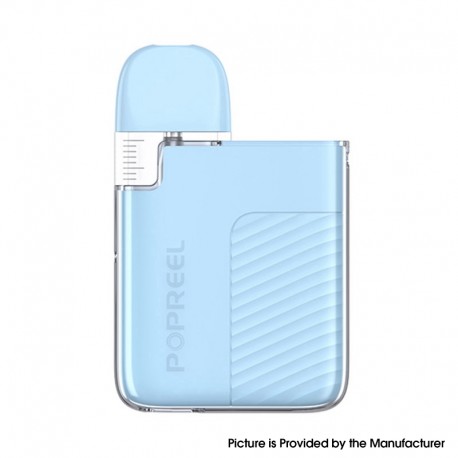 [Ships from Bonded Warehouse] Authentic Uwell Popreel PK1 Pod System Kit - Macaron Blue, 520mAh, 2ml, 1.2ohm, Draw-Activated