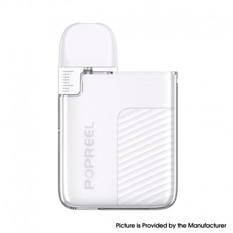 [Ships from Bonded Warehouse] Authentic Uwell Popreel PK1 Pod System Kit - Milk White, 520mAh, 2ml, 1.2ohm, Draw-Activated