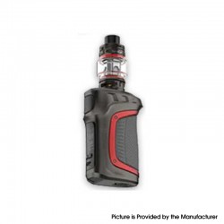 [Ships from Bonded Warehouse] Authentic SMOK MAG 18 VW Box Mod + TFV18 Tank Kit - Grey Red, VW 5~230W, 2 x 18650