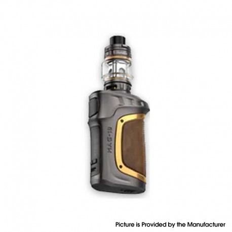 [Ships from Bonded Warehouse] Authentic SMOK MAG 18 VW Box Mod + TFV18 Tank Kit - Gun Metal Gold, VW 5~230W