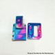 Authentic MK Mods Inner Panel Square Button 4-in-1 Inner Set for SXK BB / Billet Mod Kit - Graffiti, with USB Slot