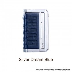Authentic Voopoo Drag 3 177W VW Box Mod - Silver Dream Blue, 5~177W, 2 x 18650, GENE.FAN 2.0 Chip