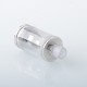 Authentic BP Mods Pioneer S Tank Clearomizer Atomizer - Silver, 4ml, RDL 0.55ohm / MTL 1.05ohm, Long Version, 22mm
