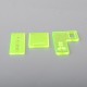 Authentic MK MODS Topo Panels Plates Set for Orca Boro Box Mod Kit - Fluo Green