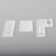 Authentic MK MODS Topo Panels Plates Set for Orca Boro Box Mod Kit - Frost