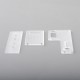 Authentic MK MODS Topo Panels Plates Set for Orca Boro Box Mod Kit - Frost