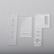 Authentic MK MODS Topo Panels Plates Set for Orca Boro Box Mod Kit - Clear