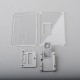 Mission XV Topo Inner Plate Set + Front / Back Plate for SXK BB / Billet Box Mod Kit - Grey, Aluminum + Acrylic