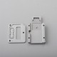 Mission XV Topo Inner Plate Set + Front / Back Plate for SXK BB / Billet Box Mod Kit - Grey, Aluminum + Acrylic