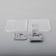 Mission XV Topo Inner Plate Set + Front / Back Plate for SXK BB / Billet Box Mod Kit - Grey, Aluminum + Acrylic