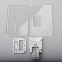 Mission XV Topo Inner Plate Set + Front / Back Plate for SXK BB / Billet Box Mod Kit - Silver, Aluminum + Acrylic