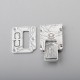 Mission XV Topo Inner Plate Set + Front / Back Plate for SXK BB / Billet Box Mod Kit - Silver, Aluminum + Acrylic