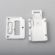Mission XV Topo Inner Plate Set + Front / Back Plate for SXK BB / Billet Box Mod Kit - Silver, Aluminum + Acrylic