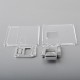 Mission XV Topo Inner Plate Set + Front / Back Plate for SXK BB / Billet Box Mod Kit - Silver, Aluminum + Acrylic