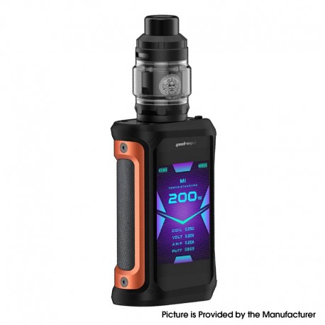 [Ships from Bonded Warehouse] Authentic GeekVape Aegis X 200W Box Mod Kit with Z Sub Ohm Tank Atomizer - Signature Orange