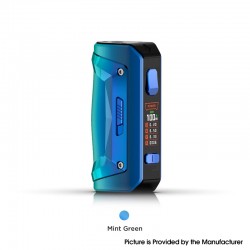 [Ships from Bonded Warehouse] Authentic Geekvape S100 Aegis Solo 2 100W Box Mod - Mint Green, 1 x 18650