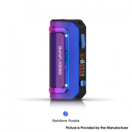 [Ships from Bonded Warehouse] Authentic GeekVape M100 Aegis Mini 2 100W Box Mod - Rainbow Purple, 2500mAh