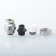 Monarchy Multi Whistle Style Drip Tip Set for SXK BB / Billet / Vandy Pulse AIO / Cthulhu AIO / Boxx Mod Kit - Silver