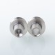 Monarchy Cyber Style BB Billet Drip Tip Set - SS + PC + POM + PEI + PEEK, DL / MTL, 2 PCS BB Connector + 5 PCS Mouthpiece