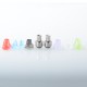 Monarchy Cyber Style BB Billet Drip Tip Set - SS + Acrylic, DL / MTL, 2 PCS BB Connector + 6 PCS Mouthpiece