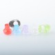 Monarchy Cyber Style BB Billet Drip Tip Set - SS + Acrylic, DL / MTL, 2 PCS BB Connector + 6 PCS Mouthpiece