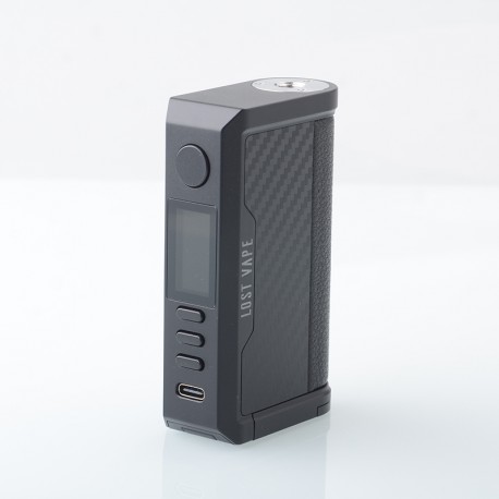 [Ships from Bonded Warehouse] Authentic Lost Vape Centaurus Q200 Box Mod - Black Carbon Fiber, VW5~200W, 2 x 18650