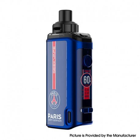 [Ships from Bonded Warehouse] Authentic GeekVape Obelisk 65 FC Pod Mod Kit - Paris Saint Germain Edition, VW 5~65W