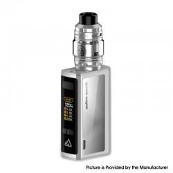 [Ships from Bonded Warehouse] Authentic GeekVape Obelisk 120 FC Z Kit 120W 3700mAh Mod + Z Tank - Silver, 5~120W, 3.5ml / 5.0ml