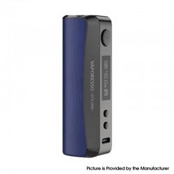 [Ships from Bonded Warehouse] Authentic Vaporesso GTX One 40W 2000mAh VW Variable Wattage Box Mod - Midnight Blue, 5~40W