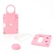 SXK Fire Button + Screen Plate + Button Plate Set for SXK BB 60W / 70W Box Mod Kit -Pink, PC, (3 PCS)