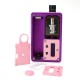 SXK Fire Button + Screen Plate + Button Plate Set for SXK BB 60W / 70W Box Mod Kit -Pink, PC, (3 PCS)