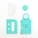 SXK Fire Button + Screen Plate + Button Plate Set for SXK BB 60W / 70W Box Mod Kit -Blue, PC, (3 PCS)