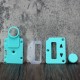 SXK Fire Button + Screen Plate + Button Plate Set for SXK BB 60W / 70W Box Mod Kit -Blue, PC, (3 PCS)