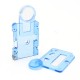 SXK Fire Button + Screen Plate + Button Plate Set for SXK BB 60W / 70W Box Mod Kit -Translucent Blue, PC, (3 PCS)