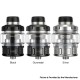 [Ships from Bonded Warehouse] Authentic VOOPOO Maat Tank New Atomizer - Gun Metal, 6.5ml, 0.2ohm / 0.15ohm