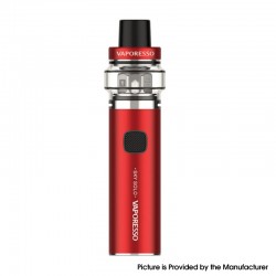 [Ships from Bonded Warehouse] Authentic Vaporesso Sky Solo 1400mAh Starter Kit - Red, 0.18 Ohm, 3.5ml, 26mm Diameter