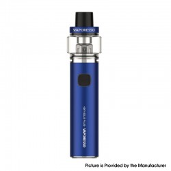 [Ships from Bonded Warehouse] Authentic Vaporesso Sky Solo Plus 3000mAh Starter Kit - Dark Blue, 0.18 Ohm, 8ml, 30mm Diameter