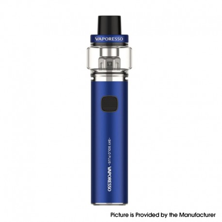 [Ships from Bonded Warehouse] Authentic Vaporesso Sky Solo Plus 3000mAh Starter Kit - Dark Blue, 0.18 Ohm, 8ml, 30mm Diameter