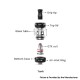 [Ships from Bonded Warehouse] Authentic Vaporesso GTX ONE 40W 2000mAh VW Box Mod Kit with GTX Tank 18 - Matte Grey, 3ml