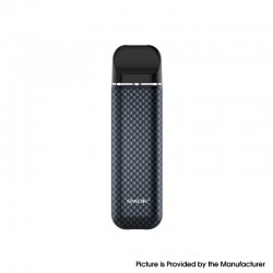 Authentic SMOKTech SMOK Novo 3 Pod System Vape Starter Kit - Black Carbon Fiber, 800mAh, 6~25W, 2.0ml, 0.8ohm