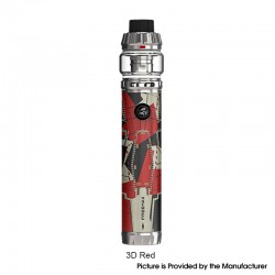[Ships from Bonded Warehouse] Authentic FreeMax Twister 2 80W Mod Kit with Fireluke 4 Tank Atomizer - 3D Red, 3000mAh, 5ml