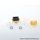Kontrl Mag Style 510 Drip Tip - Gold, Aluminum + Teflon / POM / PEI / PC, 4 x Mouthpieces