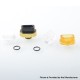 Kontrl Mag Style 510 Drip Tip - Gold, Aluminum + Teflon / POM / PEI / PC, 4 x Mouthpieces