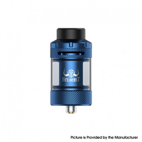 [Ships from Bonded Warehouse] Authentic Hellvape Hellbeast 2 Sub Ohm Tank Atomizer - Blue, 3.5 / 5ml, 0.2ohm, 24mm Diameter