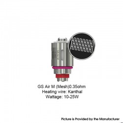 [Ships from Bonded Warehouse] Authentic Eleaf GS Air Coil Head for Trim Kit, GS Air Tank - GS Air M (Mesh) 0.35ohm (5 PCS)