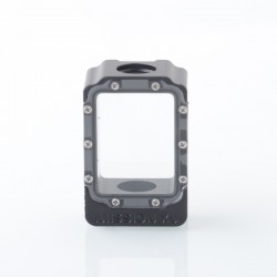 Mission XV Style Space Pod Boro Tank for SXK BB / Billet AIO Box Mod Kit - Black, Aluminum Alloy
