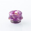 Authentic Reewape AS344 Resin 810 Drip Tip for RDA / RTA / RDTA Atomizer - Purple, Resin