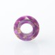 Authentic Reewape AS344 Resin 810 Drip Tip for RDA / RTA / RDTA Atomizer - Purple, Resin