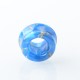 Authentic Reewape AS344 Resin 810 Drip Tip for RDA / RTA / RDTA Atomizer - Blue, Resin